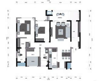 如何在ps里設計室內平面圖